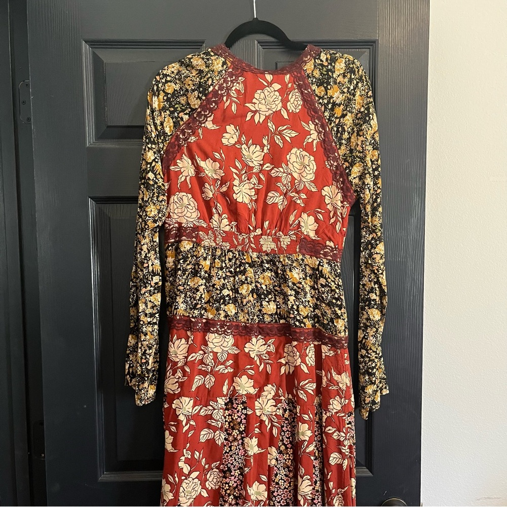 Free People Tilda Wrap Floral Maxi Dress, Size S, NWT - Picture 6 of 7